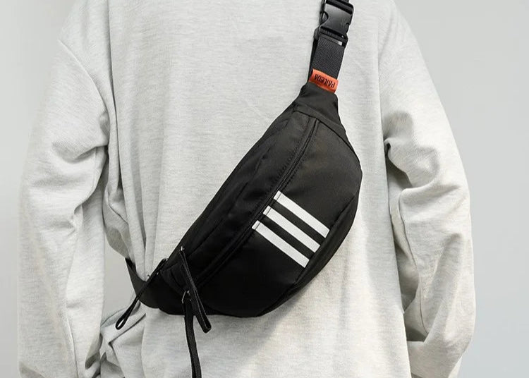 MetroStripe Crossbody Bag