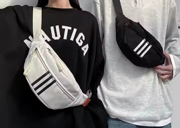MetroStripe Crossbody Bag