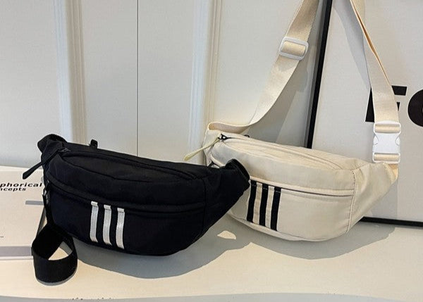 MetroStripe Crossbody Bag