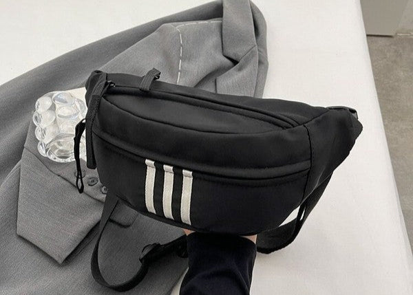 MetroStripe Crossbody Bag