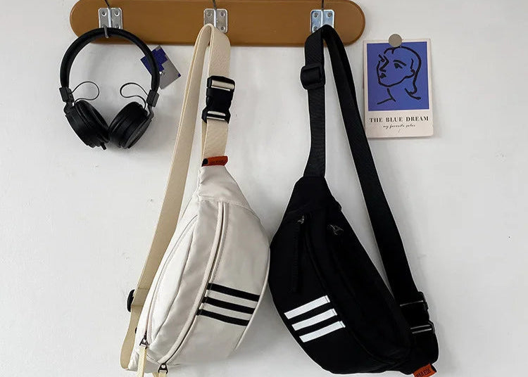 MetroStripe Crossbody Bag